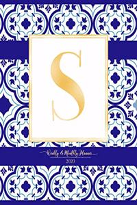 Weekly & Monthly Planner 2020 S