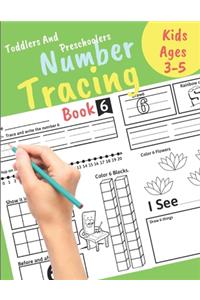 Number Tracing book for Toddlers and Preschoolers Kids Ages 3-5