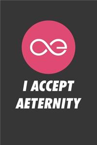I Accept Aeternity Notebook