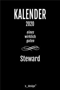 Kalender 2020 für Stewards / Steward / Flugbegleiter / Flugbegleiterin