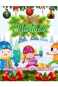 Merry Christmas Adult Color By Numbers