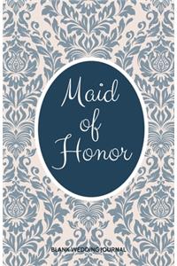 Maid of Honor Small Size Blank Journal-Wedding Planner&To-Do List-5.5