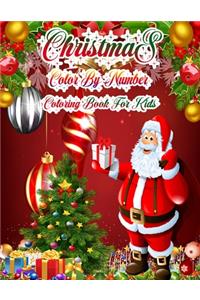 Christmas Color By Number Coloring Book For Kids