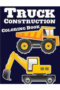 Truck Construction Coloring Book