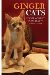 Ginger Cats Pocket Monthly Planner 2019