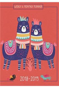 2018-2019 Planner Weekly and Monthly