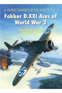 Fokker D.XXI Aces of World War 2