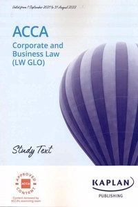 CORPORATE AND BUSINESS LAW (GLO) - STUDY TEXT