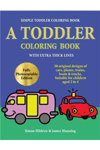 Simple Toddler Coloring Book