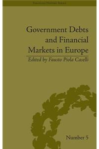 Government Debts and Financial Markets in Europe