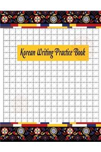 Korean Writing Practice Book