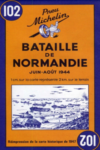 Michelin Map Battle of Normandy 102