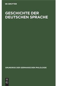 Geschichte der deutschen Sprache