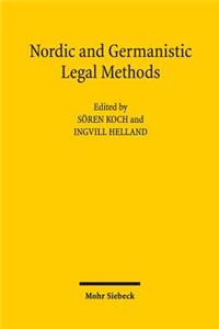 Nordic and Germanic Legal Methods