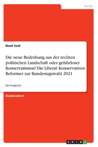 neue Bedrohung aus der rechten politischen Landschaft oder gefahrloser Konservatismus? Die Liberal- Konservativen Reformer zur Bundestagswahl 2021