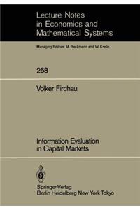 Information Evaluation in Capital Markets
