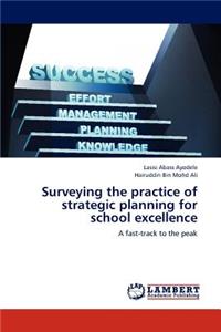 Surveying the practice of strategic planning for school excellence
