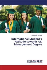 International Student's Attitude towards UK Management Degree