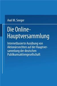 Die Online-Hauptversammlung