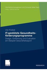 It-Gestützte Gesundheitsförderungsprogramme
