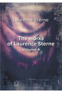 The works of Laurence Sterne Volume 4