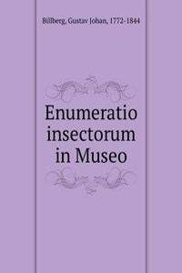ENUMERATIO INSECTORUM IN MUSEO
