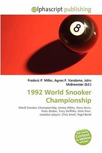 1992 World Snooker Championship