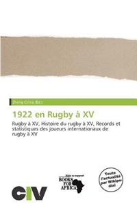 1922 En Rugby XV