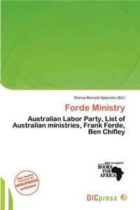 Forde Ministry