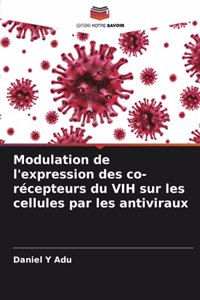 Modulation de l'expression des co-récepteurs du VIH sur les cellules par les antiviraux