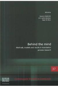 Behind the Mind, 37: Copenhagen Studies in Language - Volume 37