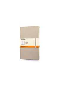 Moleskine Classic Large Ruled Notebook: Khaki Beige