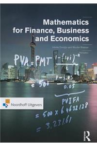 Mathematics for Finance, Business and Economics