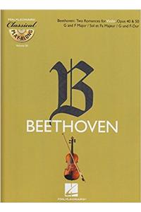 TWO ROMANCES FOR VIOLIN OPUS 40 50