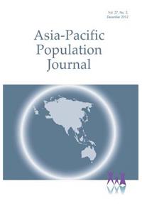 Asia-Pacific Population Journal 2012