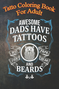 Tattoo Coloring Book For Adult