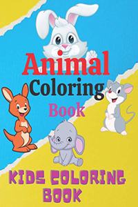 Animal Coloring Book Kids Coloring Book