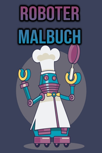 Roboter Malbuch