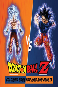 Dragon Ball Z Coloring Book For Kids And Adults