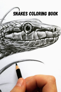 Snakes Coloring Book