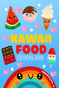 Kawaii Food Coloring Book