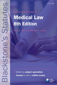 Blackstone's Statutes on Medical Law