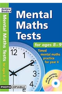 Mental Maths Tests for Ages 8-9