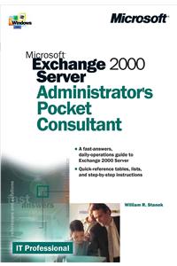 Exchange Server 2000 Administrator's Pocket Consultant