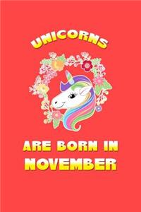 Unicorns Are Born In November
