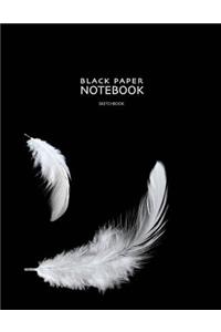 Black Paper Notebook Sketchbook