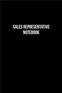 Sales Representative Notebook - Sales Representative Diary - Sales Representative Journal - Gift for Sales Representative