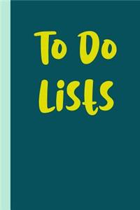 To Do Lists