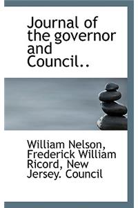 Journal of the Governor and Council..