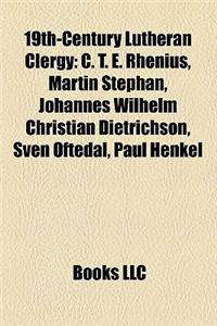 19th-Century Lutheran Clergy
